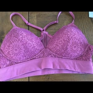 Victoria’s Secret Pink bralette- bright pink LG